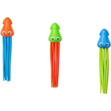 Yvz Store Speedy Squid Dalış Figür Seti, 3'lü Set 16,8 x 4,5 x 4,5 cm