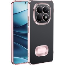 Maks Technology Redmi Note 15 Pro 4g Kılıf Kamera Korumalı Logo Gösteren Mkst Omega Kapak - Rose Gold