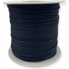 Hedef Bijuteri Siyah Paraşüt İpi 100 Metre Plastik Malzeme ile Renkli Takı Aksesuar Yapımı İçin