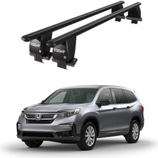 Today Auto Royal Honda Pilot Iıı (2016 ve Sonrası) Uyumlu Siyah Kilitli Ara Atkı Port Bagaj Tavan Barı