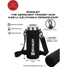 Safir Kamp Stanleye The Aerolight Transit Mug 0.59 Lt ile Uyumlu Omuz Askılı Kılıf