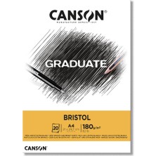 Canson Graduate Defteri Blok 180 gr A4 20 Sayfa Düz Yapraklı Kırtasiye Ürünü