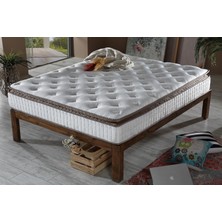 Asroyallüks Akasya Ultra Yaylı Pedli Yatak 90 x 190 cm 26 cm Yükseklik ile Konforlu Uyku Deneyimi