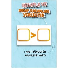 Yvz Store Gör ve Hesapla Matematik Öğrenme Oyunu - Matematik Toplama ve Çıkarma Öğrenme Oyunu - Kreş Ana Sınıfı 1.sınıf Çocuklar Için Eğitici Zeka Kutu Oyunu