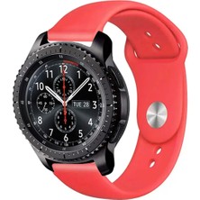 Kreton Samsung Gear S3 Frontier ile Uyumlu Kordon Yumuşak Dokulu Esnek Jel Silikon Kayış
