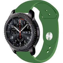 Kreton Samsung Gear S3 Frontier ile Uyumlu Kordon Yumuşak Dokulu Esnek Jel Silikon Kayış