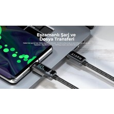 Yvz Store CB6246 PD20W Type-C To Lightning  Göstergeli Şarj Kablosu