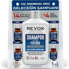 Yvz Store Bitkisel Şampuan ve Aktif Özlü 4 Adet Özel Destek Serumu Saç Bakım Seti Geleceğin Şampuanı