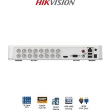 Hikvision DS-7116HGHI-M1 16 Kanal Mini Dvr H.265+ Kayıt Cihazı
