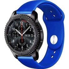 Kreton Samsung Gear S3 Frontier ile Uyumlu Kordon Yumuşak Dokulu Esnek Jel Silikon Kayış