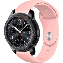 Kreton Samsung Gear S3 Frontier ile Uyumlu Kordon Yumuşak Dokulu Esnek Jel Silikon Kayış