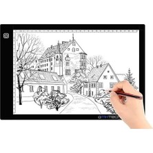 Yvz Store A4 Ultra-Thin Portable LED Light Box Tracer USB Power Cable Dimmable Brightness LED Tracing