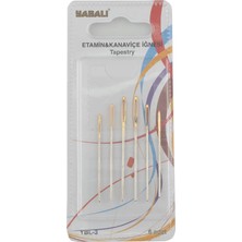 Yabalı Etamin Kanaviçe İğnesi 6 Adet Tapestry Modeli Yüksek Kalite Dikiş Aksesuarı