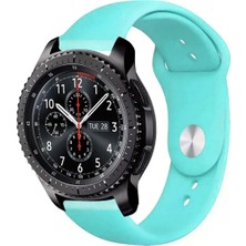 Kreton Samsung Gear S3 Frontier ile Uyumlu Kordon Yumuşak Dokulu Esnek Jel Silikon Kayış