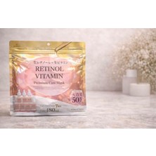 Retinol Vitamin Gold Edition 50’li Yüz Maskesi – Yoğun Japon Yenileyici Bakım