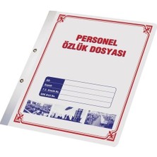 Gülpaş 226 Kapsüllü Personel Özlük Dosyası 24 x 32 Ölçülerinde 10 Adet Beyaz Renk