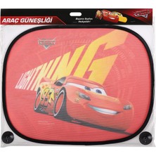 Disney Lisanslı Çocuk Araç Güneşlik Cars Kırmızı Renkli Eğlenceli Tasarım Özellikleriyle