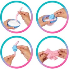 Yvz Store Pop Reveal Serisi Bebek ve Aksesuar Seti, Atıştırmalık Serisi, Kapkek Düşkünü Havalı Kız ve Evcil Hayvanı, Renk Değişimi Dahil 8 Sürpriz, JFY61