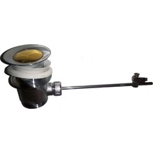 Hansgrohe Sifon Kumanda Seti Grohe Lavabo Ve Bide İçin Krom-Altın