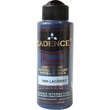Cadence Premium Akrilik Boya 120ml 1005 Lacivert Yüksek Kapatma Gücü ve Non-Toksik Özellik