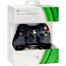 Microsoft Xbox 360 Wireless Joystick Oyun Kolu Mat Siyah Renkli Titreşim Özellikli Controller