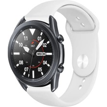 Kreton Samsung Galaxy Watch 3 45MM ile Uyumlu Kordon Yumuşak Dokulu Esnek Jel Silikon Kayış