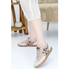 Emax Kadın Sneaker Günlük Spor Ayakkabı Casual Retro Bağcıklı Kaymaz Taban Ortopedik Trend Model