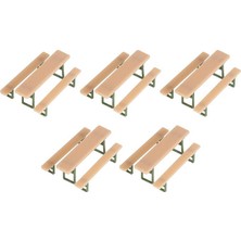 Faller 180963 1/87 Ölçek, Bira Masaları ve Bankları, 5 Set, Plastik Model Kiti