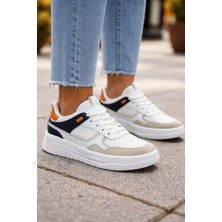 Emax Kadın Kalın Taban Günlük Sneaker Rahat Ortopedik Spor Ayakkabı