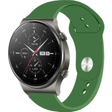 Kreton Huawei Watch Gt2 Pro ile Uyumlu Kordon Yumuşak Dokulu Esnek Jel Silikon Kayış