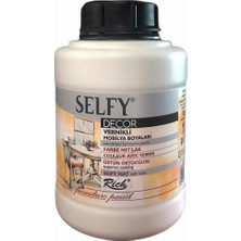 Rich Selfy Decor Antik Beyaz 12802 Vernikli Boya 1250 cc Üstün Özellikli