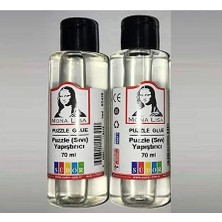 Südor Şeffaf Puzzle Yapıştırıcı Seti 70 ml İkili Sarf Malzemeler İçin Uygun