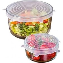 Esplendor Store Tazeliği Koruyan 6 Lı Silikon Strech Kapaklar