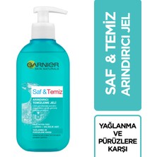 Garnier Saf & Temiz Yağlanma Ve Pürüzlere Karşı Akne Karşıtı Temizleme Jeli 200 ml