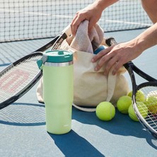 Emsan Star Ice Pipetli Çelik Sızdırmaz Termos Mint 900 ml