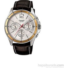 Casio MTP-1374L-7AVDF Standart Erkek Kol Saati Pilli Suya Dayanıklı Kahverengi Deri Kordon