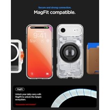 Esplendor Store Air ile Uyumlu Ince Magsafe Kılıf Ultra Hybrid Sararma Karşıtı DURACLEAR™ Hava Kanalı TEKNOLOJISI™ Askeri Sınıf Koruma Magfit Zero One Natural Titanium Tasarım Kapak - ACS10057