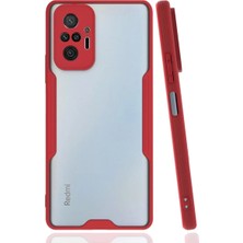 Redmi Note 10 Kılıf Platin Silikon - Kırmızı