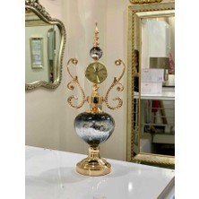 Dekor Arya Masa Saati Gold Füme