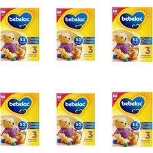 Bebelac 3 Toz Devam Sütü 800 gr 6 Kutu 1-3 Yaş İçin Besleyici ve Lezzetli