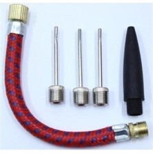 BHD 5 Parça Pompa İğne Seti Kaliteli Bisiklet ve Top Şişirme Pompa Yedek Uç Pratik Çözüm