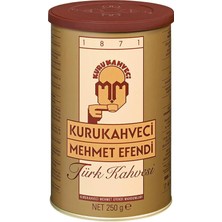 Kurukahveci Mehmet Efendi Türk Kahvesi 250 gr Sade Lezzetli Türkiye Menşeli Kafeinli Öğütülmüş Kahve
