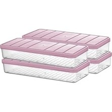 Esplendor Store Nora 4'lü 1,2 Lt. Küçük Boy Mürdüm