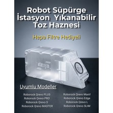 Stavye Roborock Qrevo Serisi Yıkanabilir Yeniden Kullanılabilir Toz Haznesi – Torba Masrafına Son!