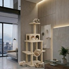Turkuaz Tırmalama Tr891 Zooplus Katlı Kedi Oyun Evi