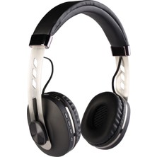 MF Product Acoustic 0233 Kablosuz Kulak Üstü Bluetooth Kulaklık Siyah Ayarlanabilir Kafa Bandı ile