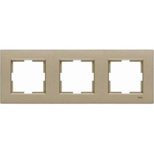 Esplendor Store Bronz Üçlü Çerçeve