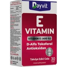 Dayvit Vitamin E 400 IU 30 Kapsül