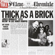 Warner Music Jethro Tull  - Thıck As A Brıck  - 1 Plak