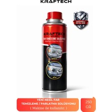 Kraftech  Yeni Nesil Premium I Buharlı Far Temizleme Sıvısı Ve Parlatma Solüsyonu I Kloroform Uyumlu I 250 gr